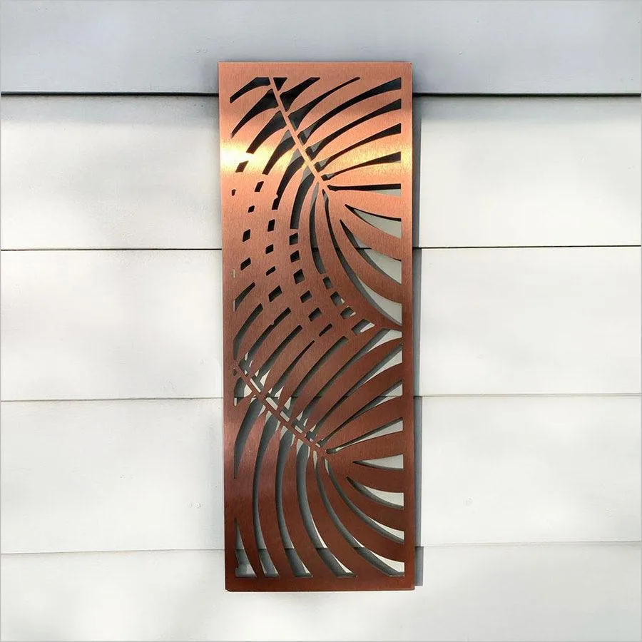 Large NZ Made Double Palm Frond Panel