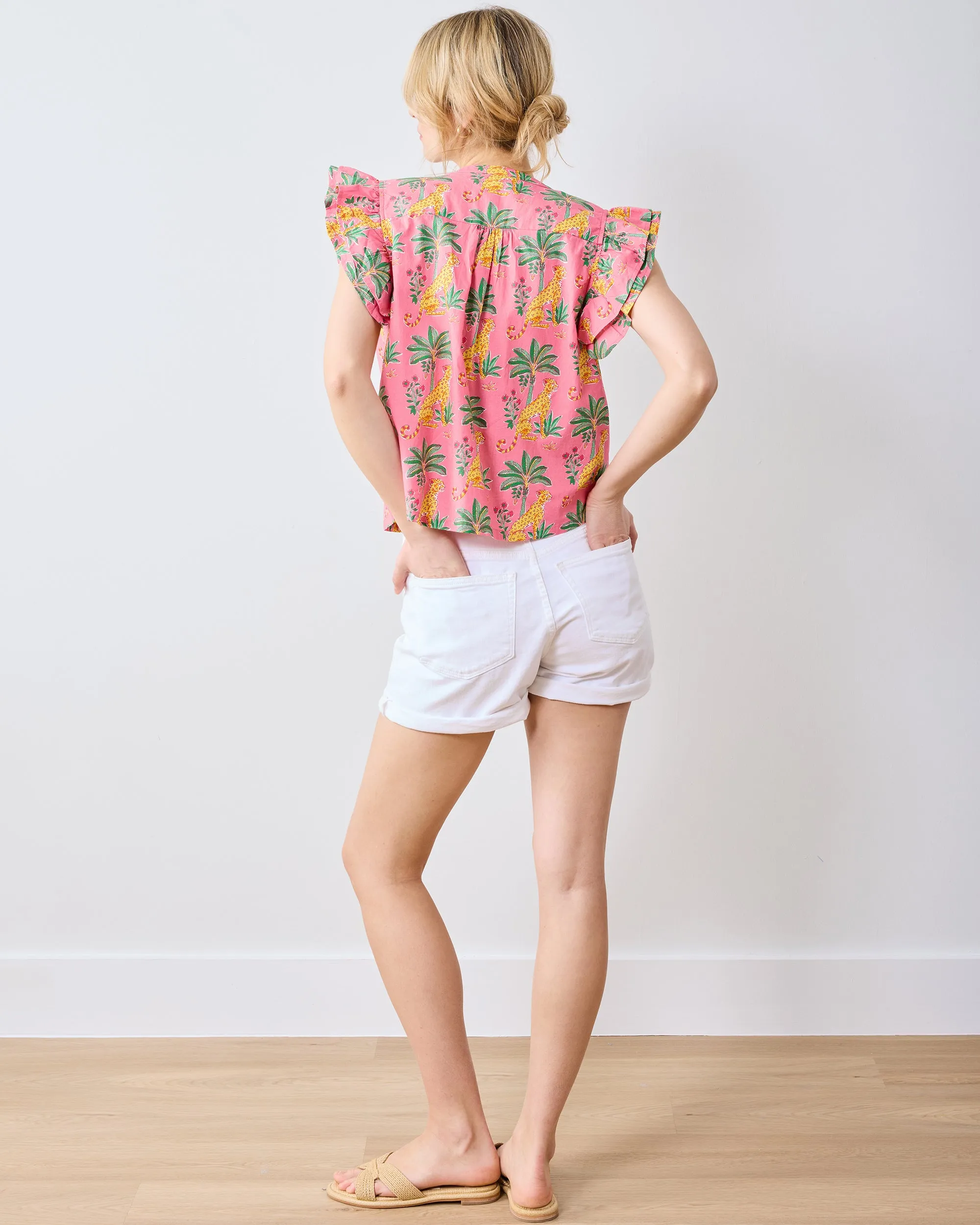 Leopard Mirage - Katie Blouse - Pink Palace