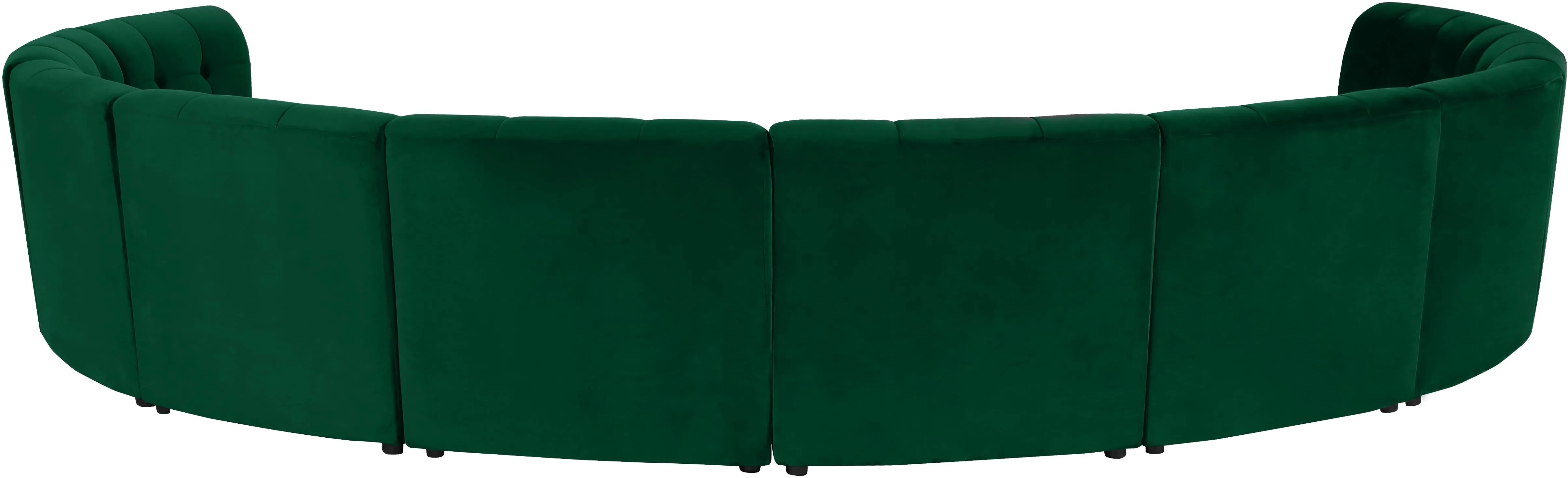 Limitless Green Velvet 10pc. Modular Sectional