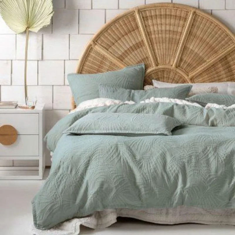 Linen House Angelika Aqua Duvet Cover Set