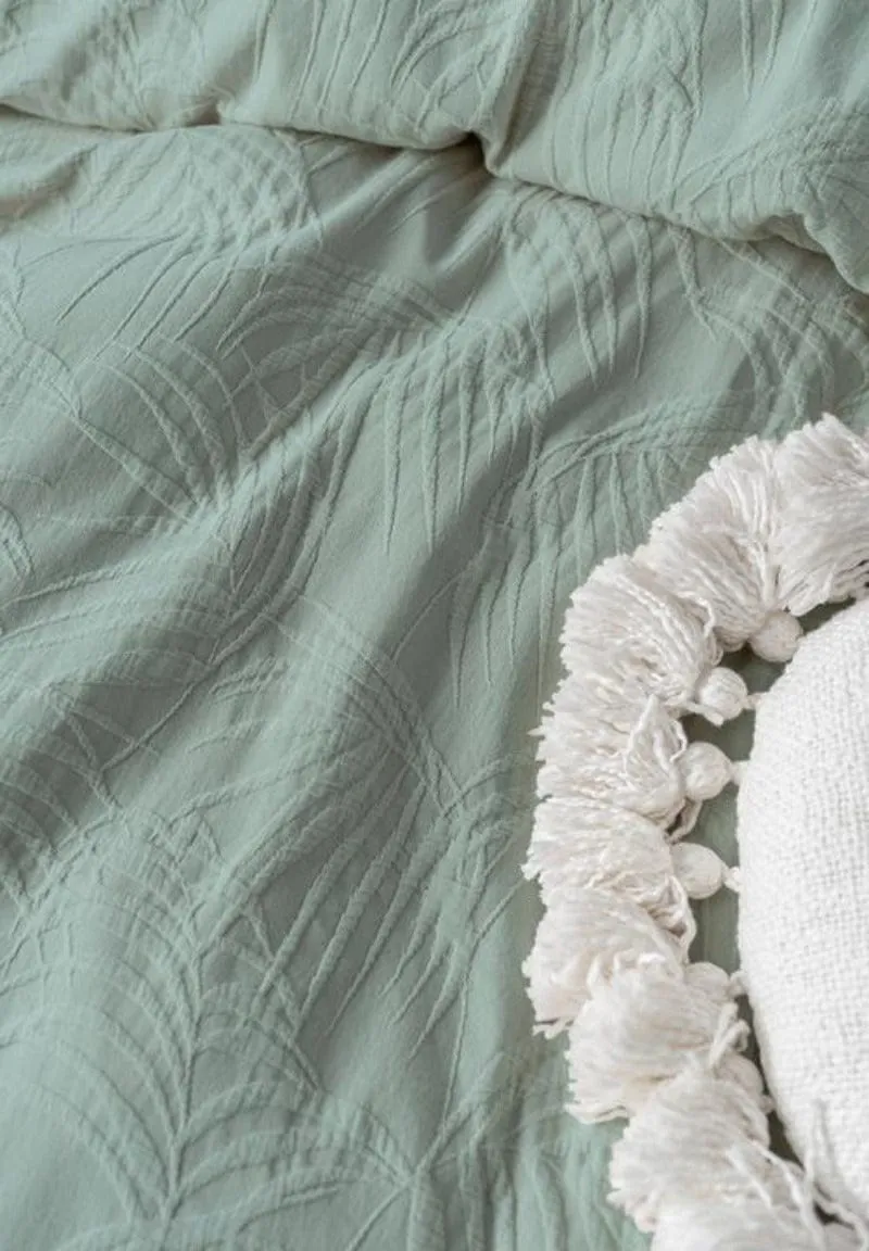 Linen House Angelika Aqua Duvet Cover Set