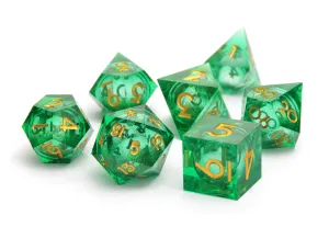 Liquid Core Dice - Dark Green