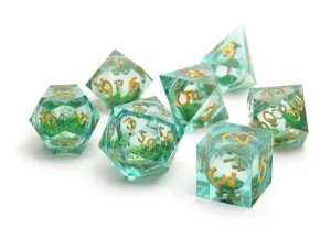 Liquid Core Dice - Green