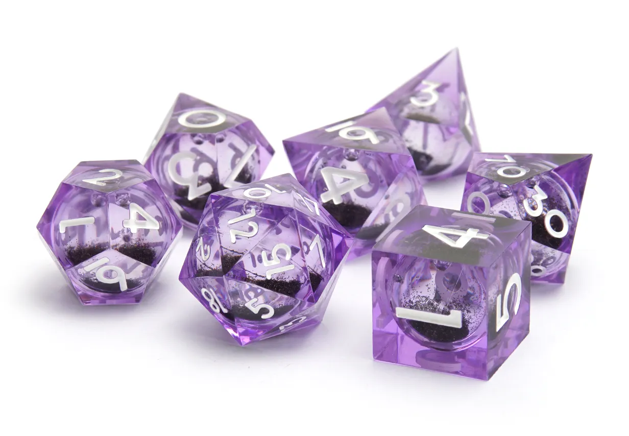 Liquid Core Dice - Purple
