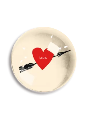 Love Always Crystal Dome Paperweight