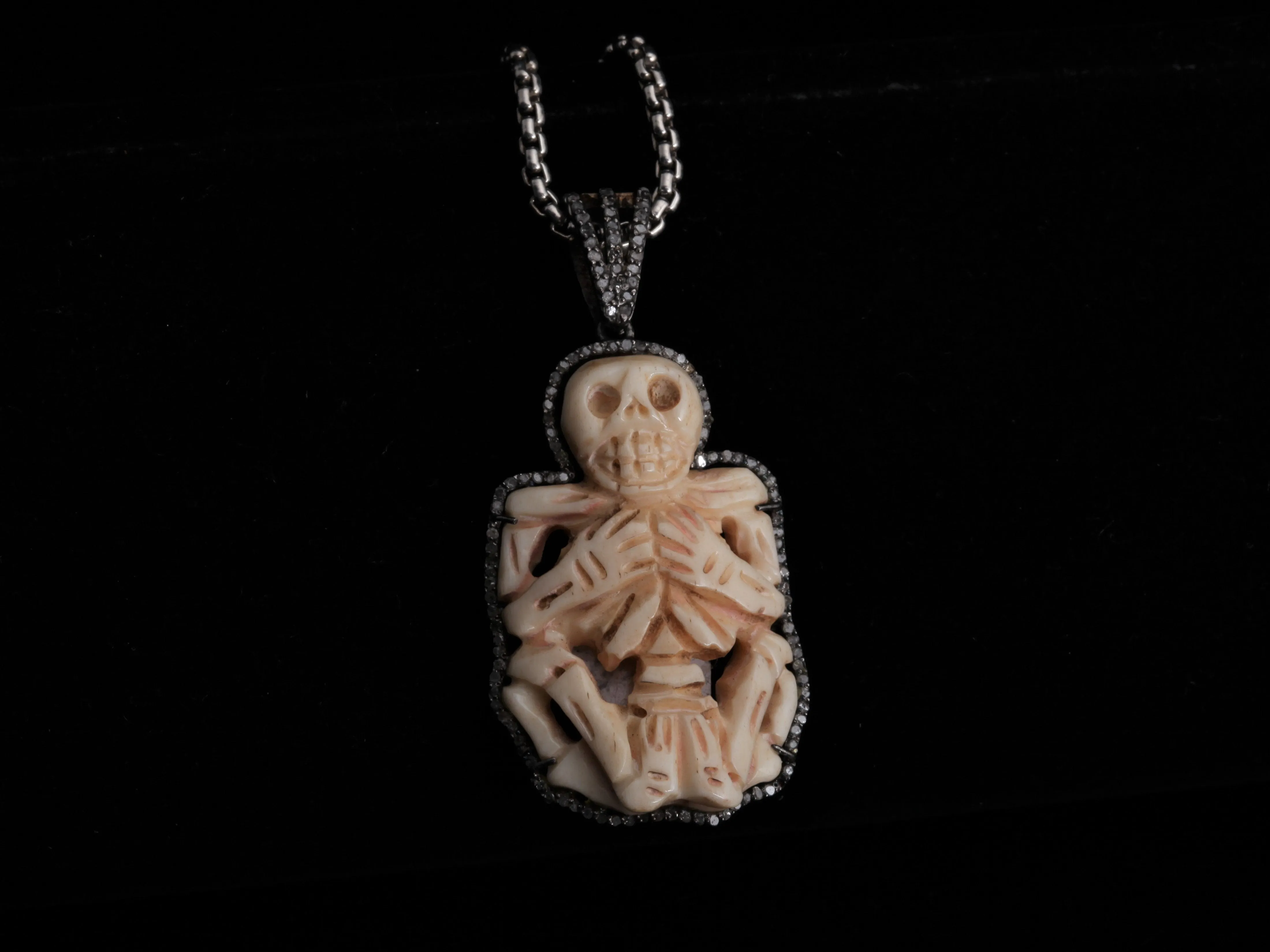 Mammoth and Black Diamond Pendant