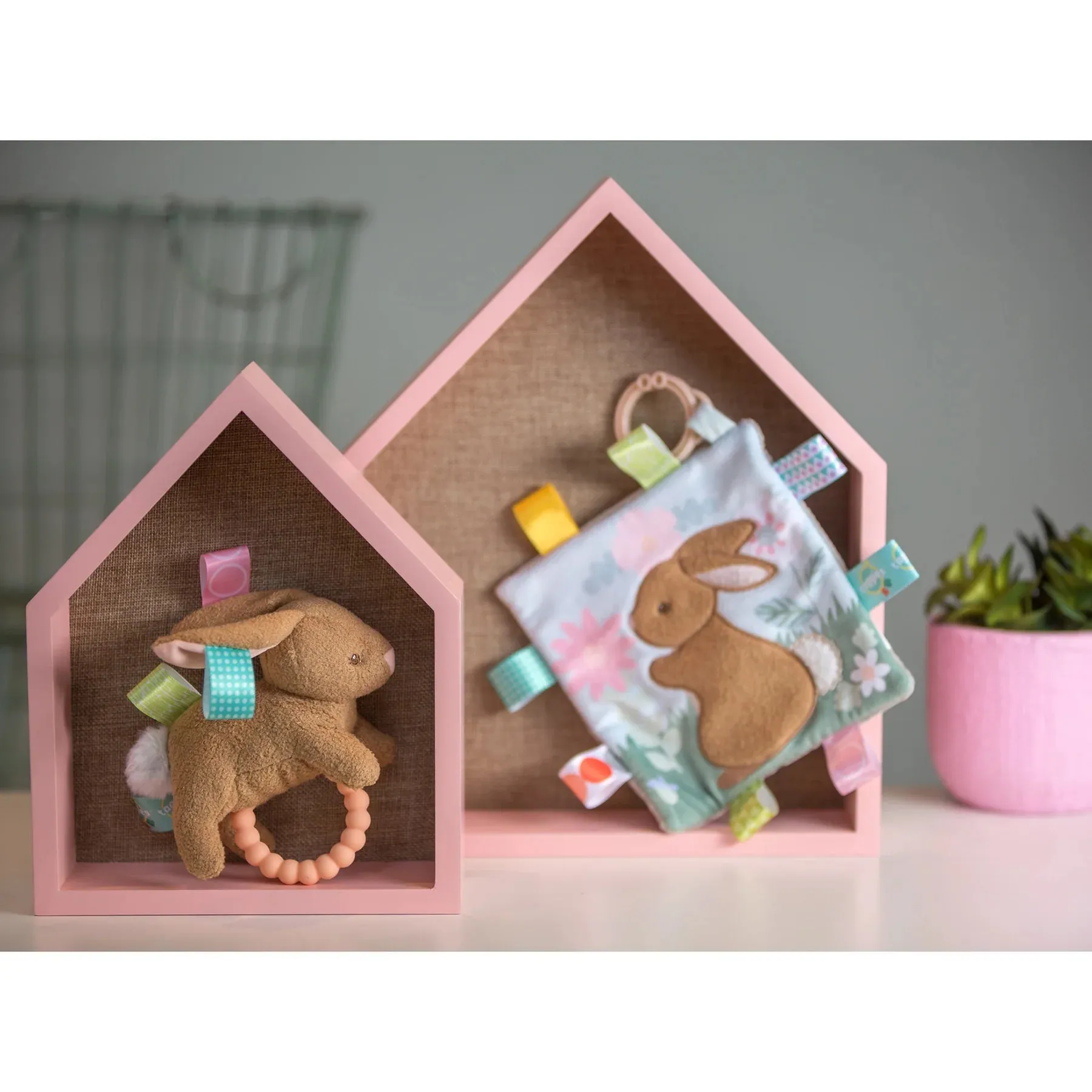 Mary Meyer Taggies Teether Rattle - Harmony Bunny