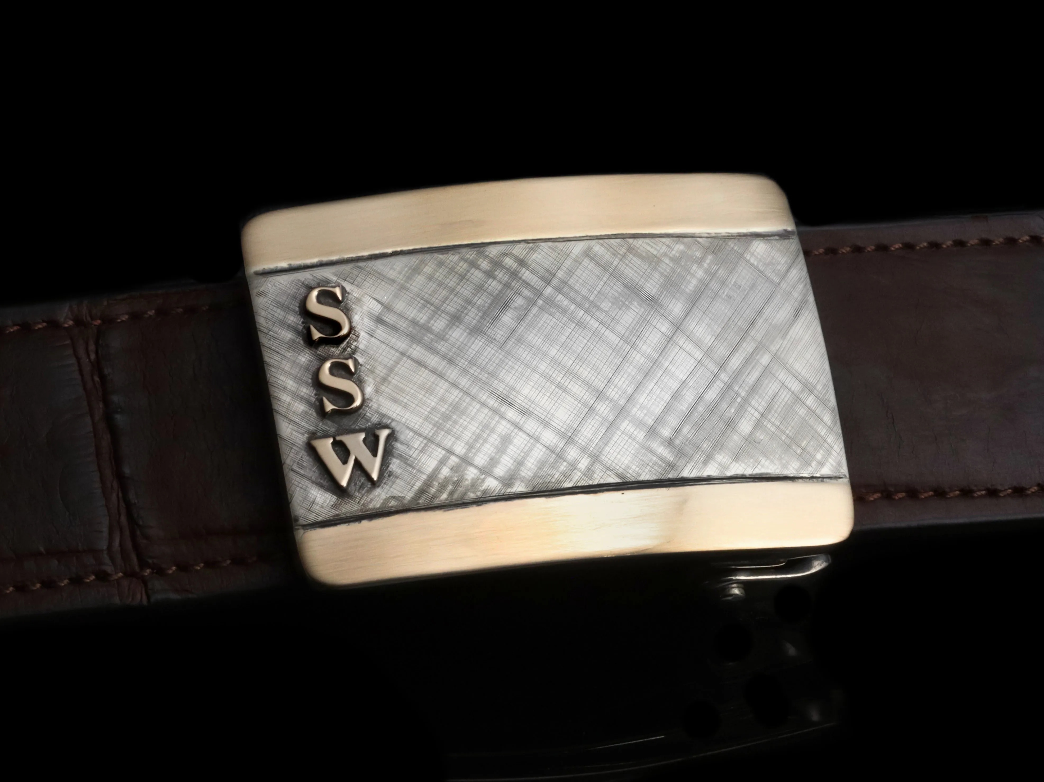 Mason Bell With Initials, Two Tone