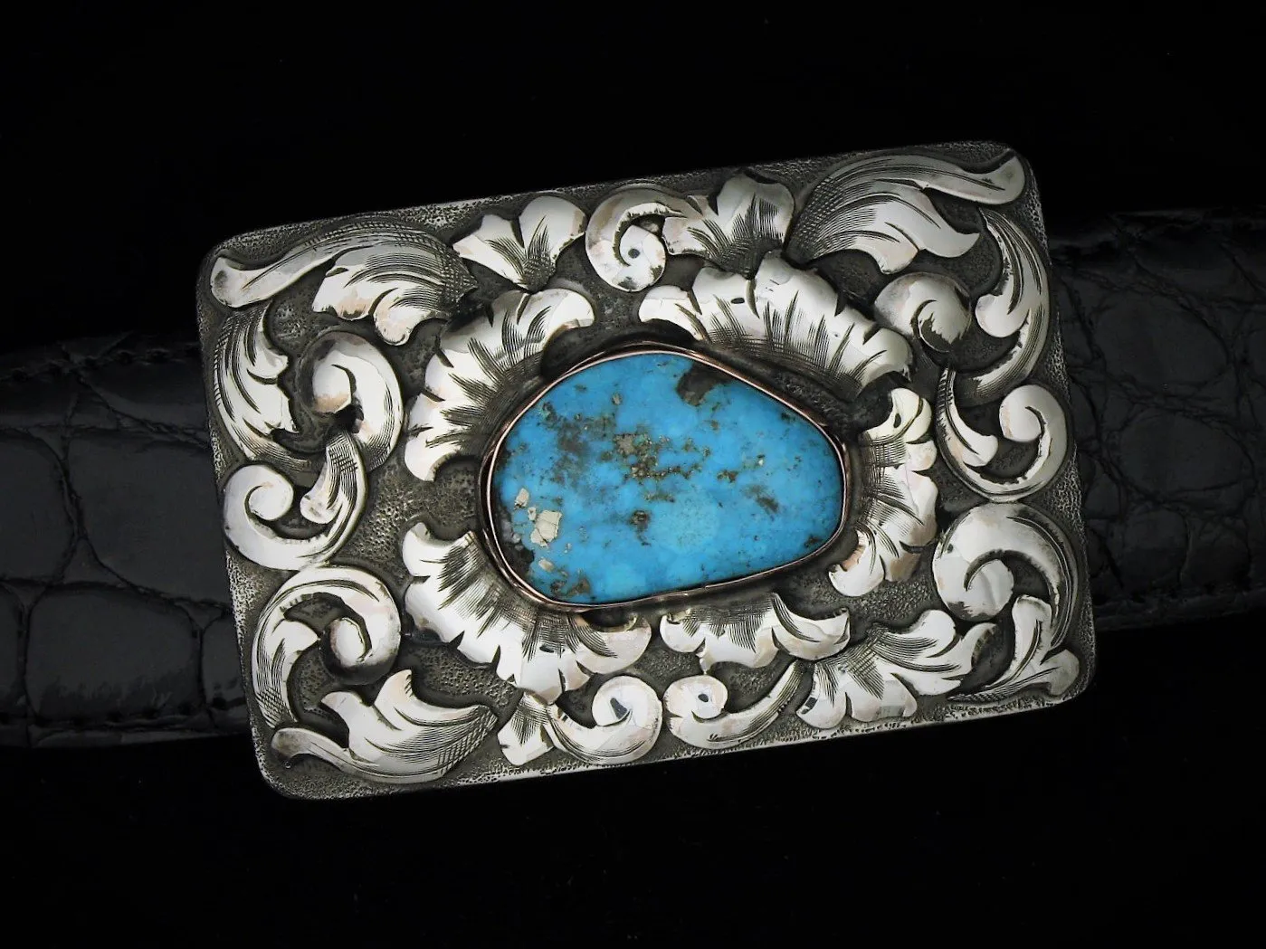 Mason Dufrene Turquoise with Gold Bezel