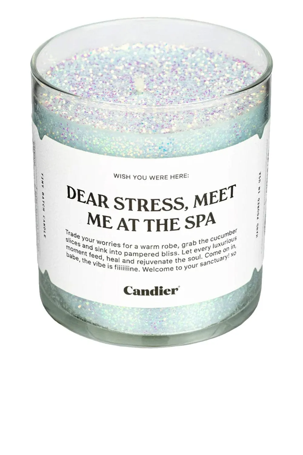 Meet Me at the Spa Glitter Candle