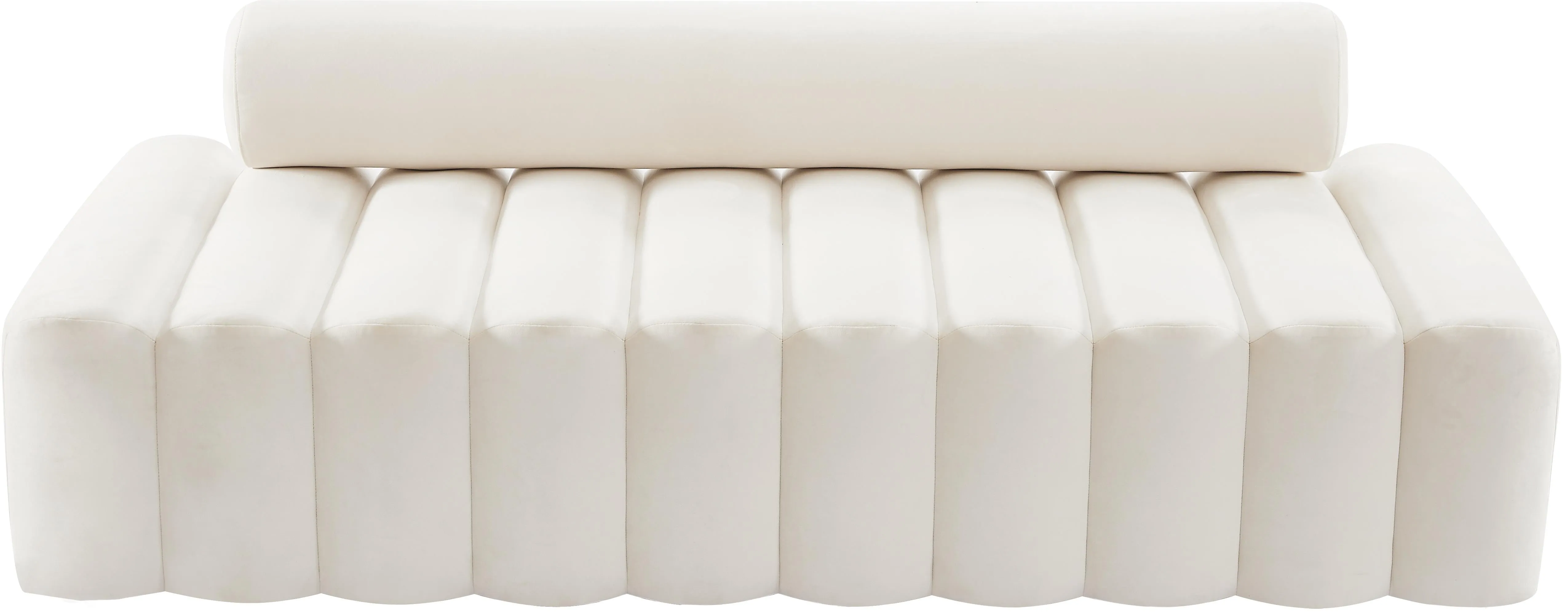 Melody Cream Velvet Sofa