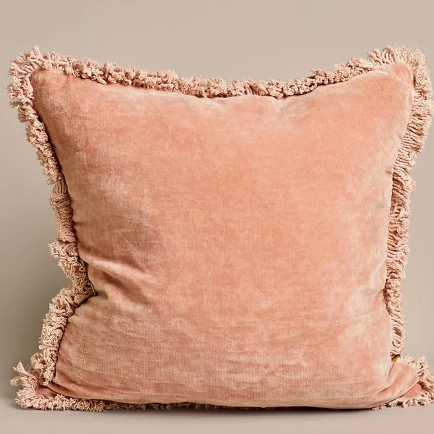 Melon Velvet Pillow