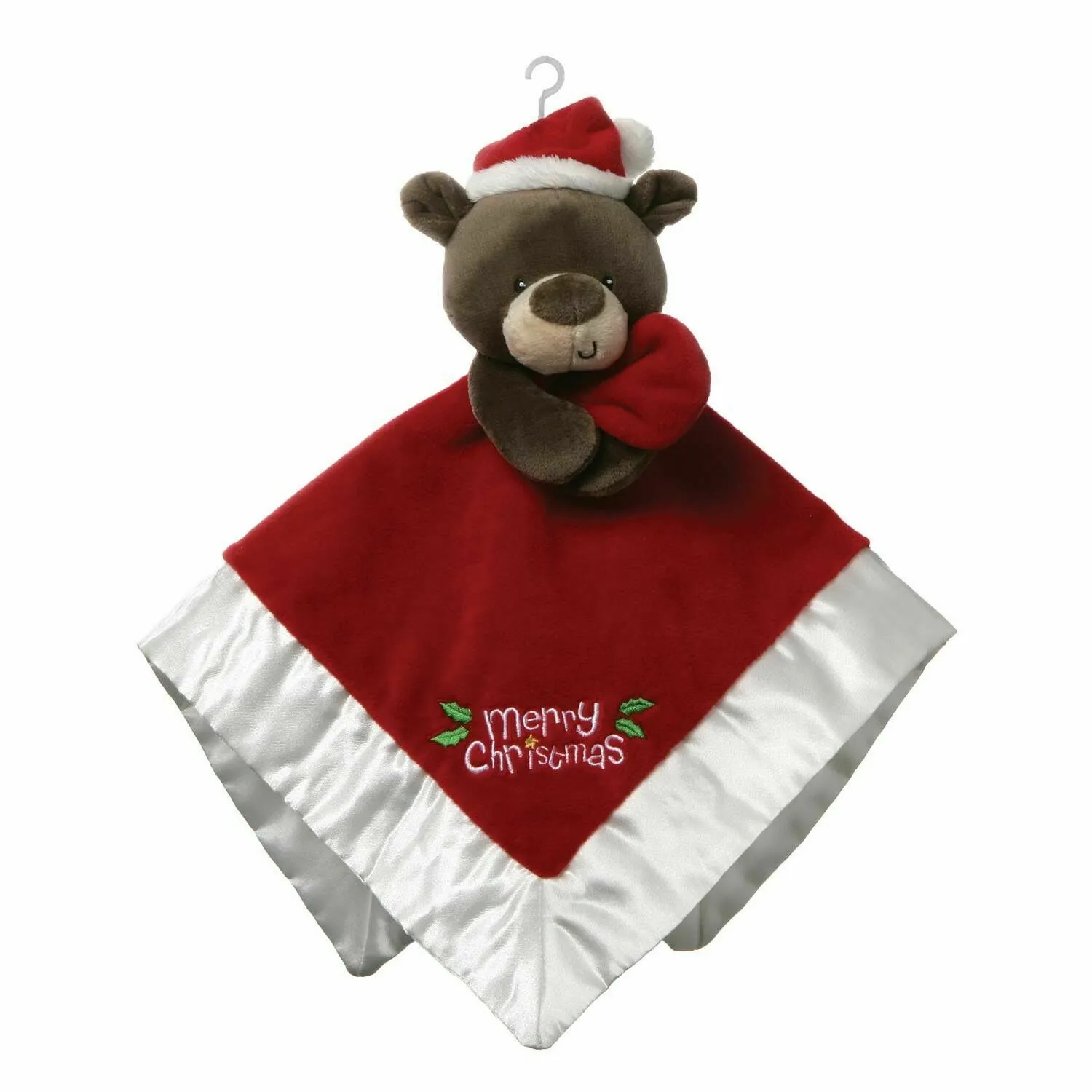 Merry Christmas Lovey Santa Bear