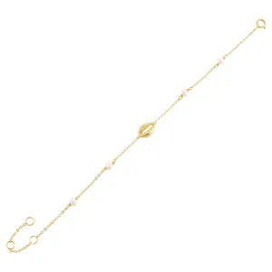 Mini Pearl x Shell Bracelet