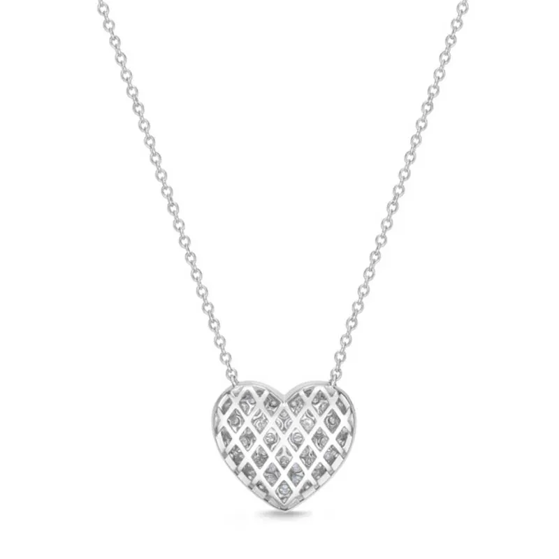 Mémoire Diamond Pavé Heart Necklace