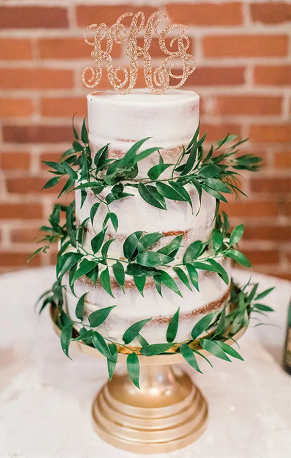 Monogram Cake Topper