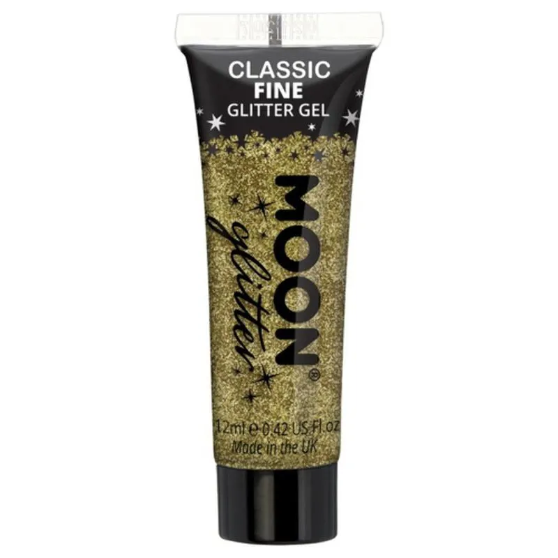Moon Glitter Classic Fine Glitter Gel, Gold