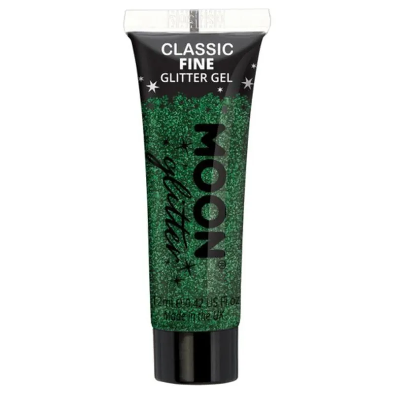 Moon Glitter Classic Fine Glitter Gel, Green