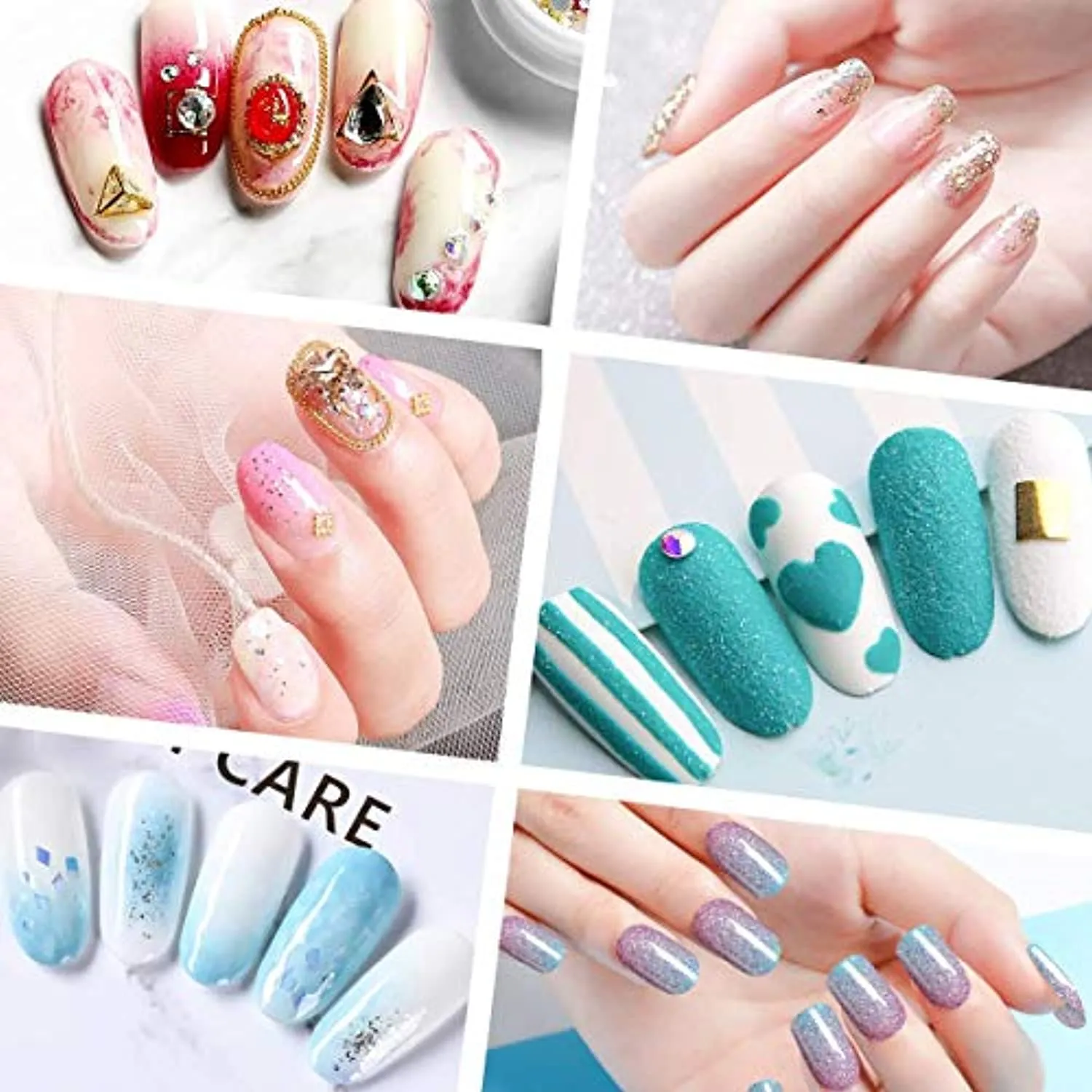 Morovan Acrylic Nail Kit with 12 Glitter Powder and Liquid Set - Professional Acrylic Nail Powder French Nail Tips, Practice Hand for Acrylic Nails Brushes Nail Art Tools Decoration DIY Nail Kit