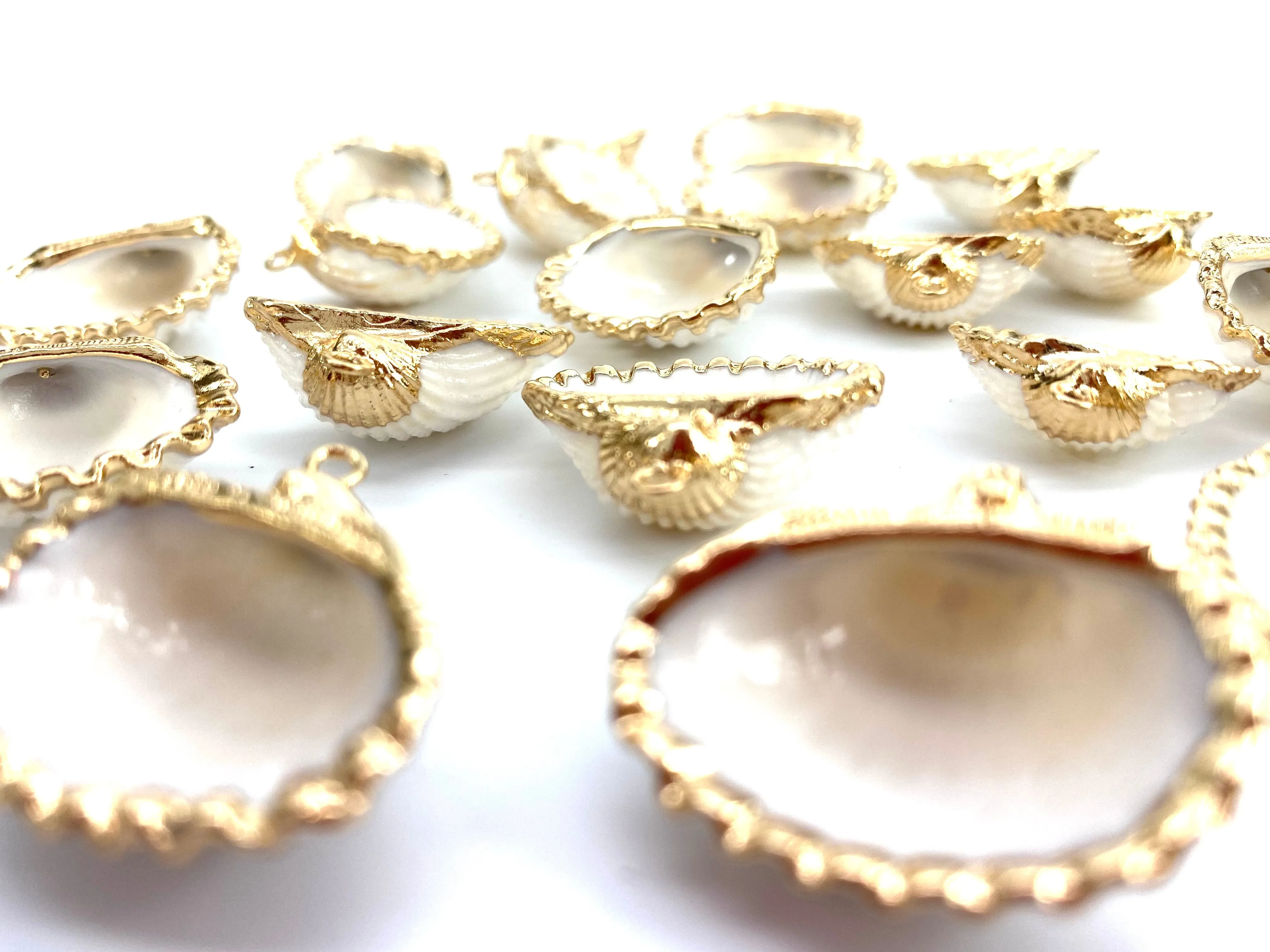 Mother Of Pearl Seashell Beads, Sku#M640