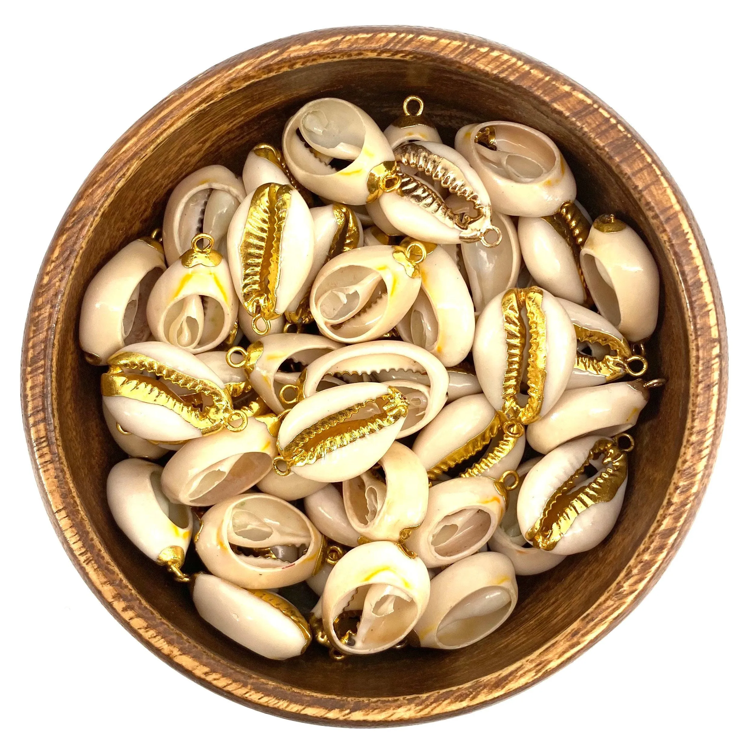Mother Of Pearl Seashell Beads With Alloy, Sku#M643