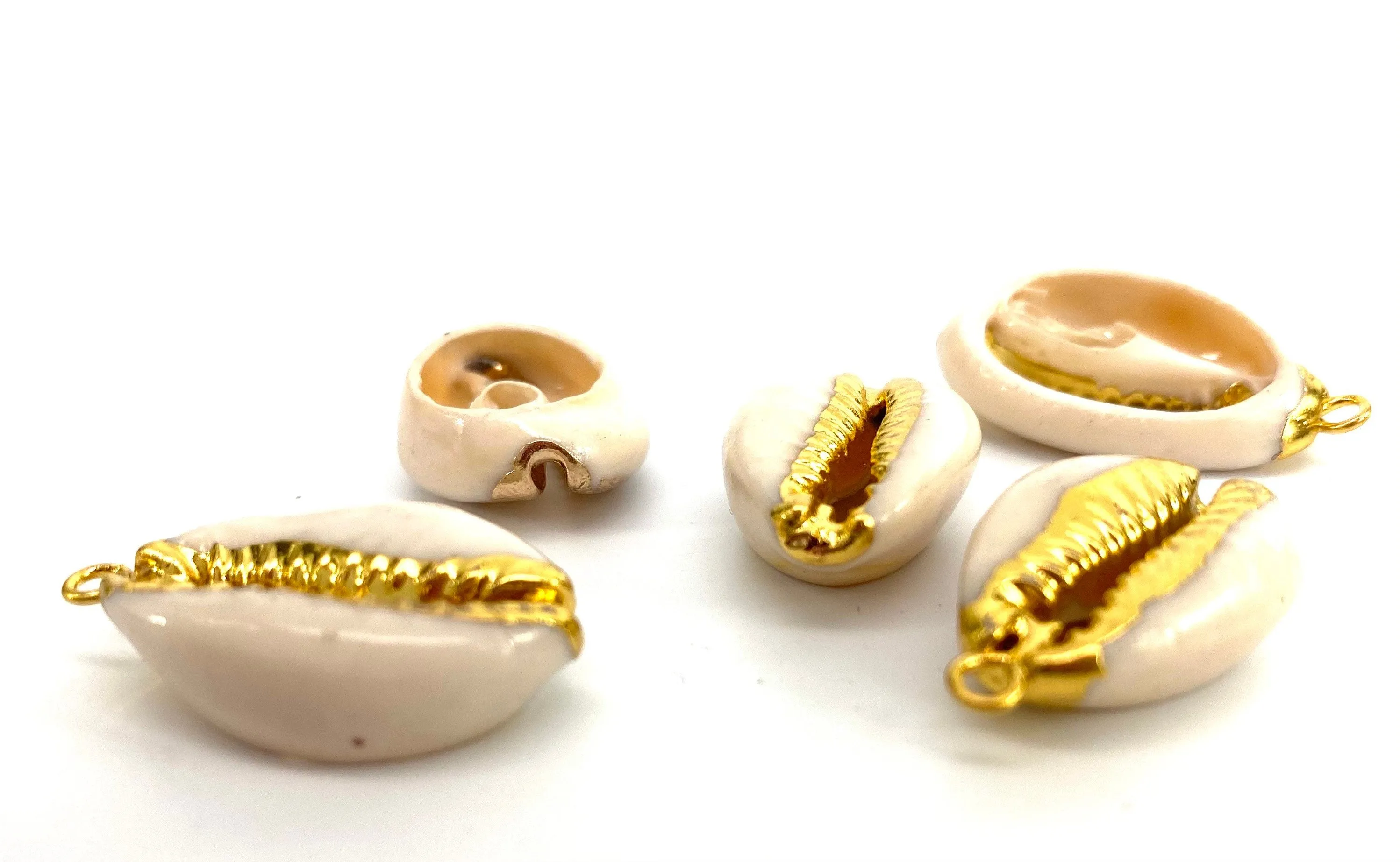 Mother Of Pearl Seashell Beads With Alloy, Sku#M643