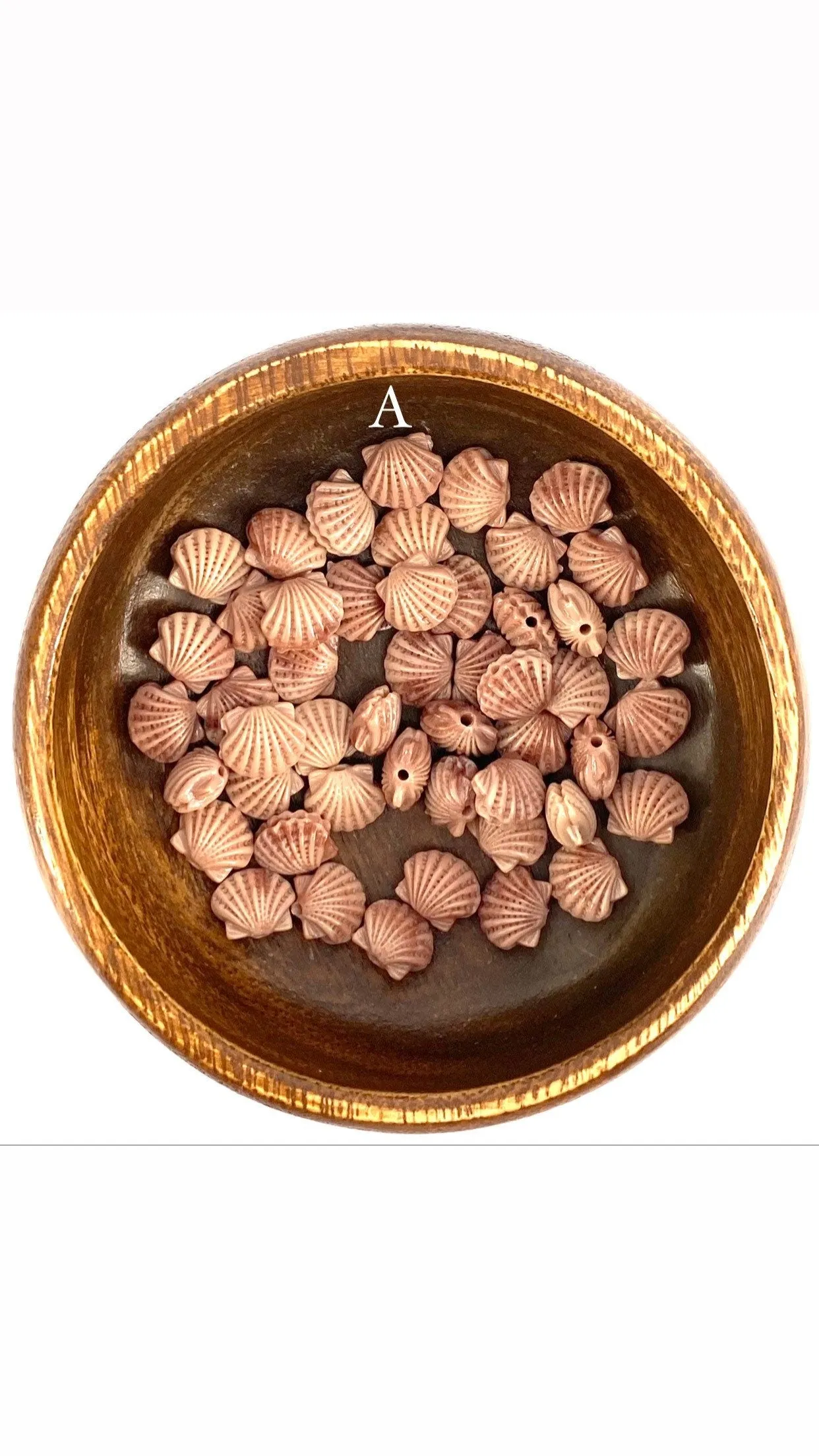Mother Of Pearl Small Seashell Beads, Sku#M677