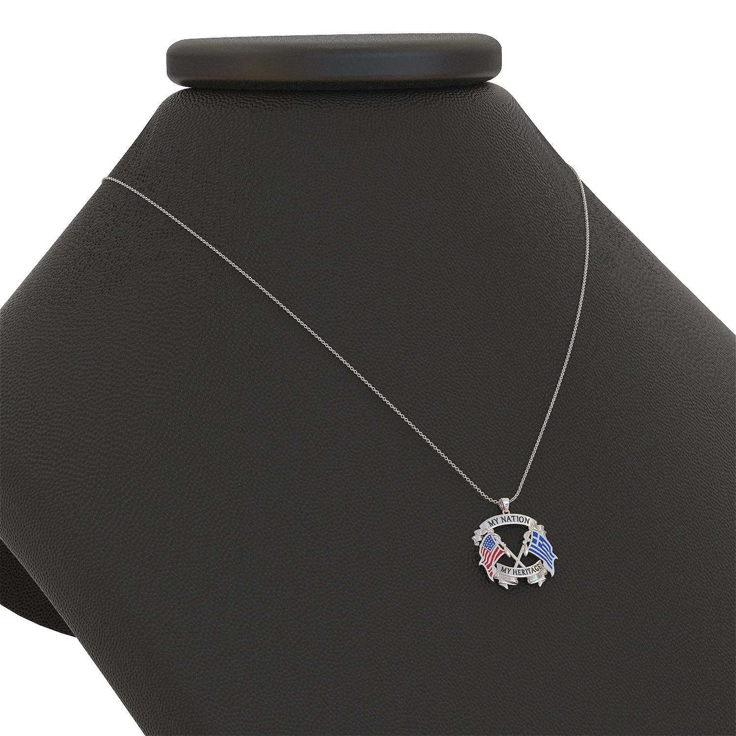 My Nation My Heritage Greek Necklace