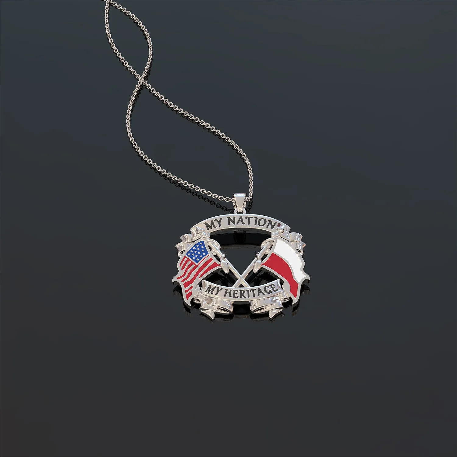 My Nation My Heritage Polish Necklace