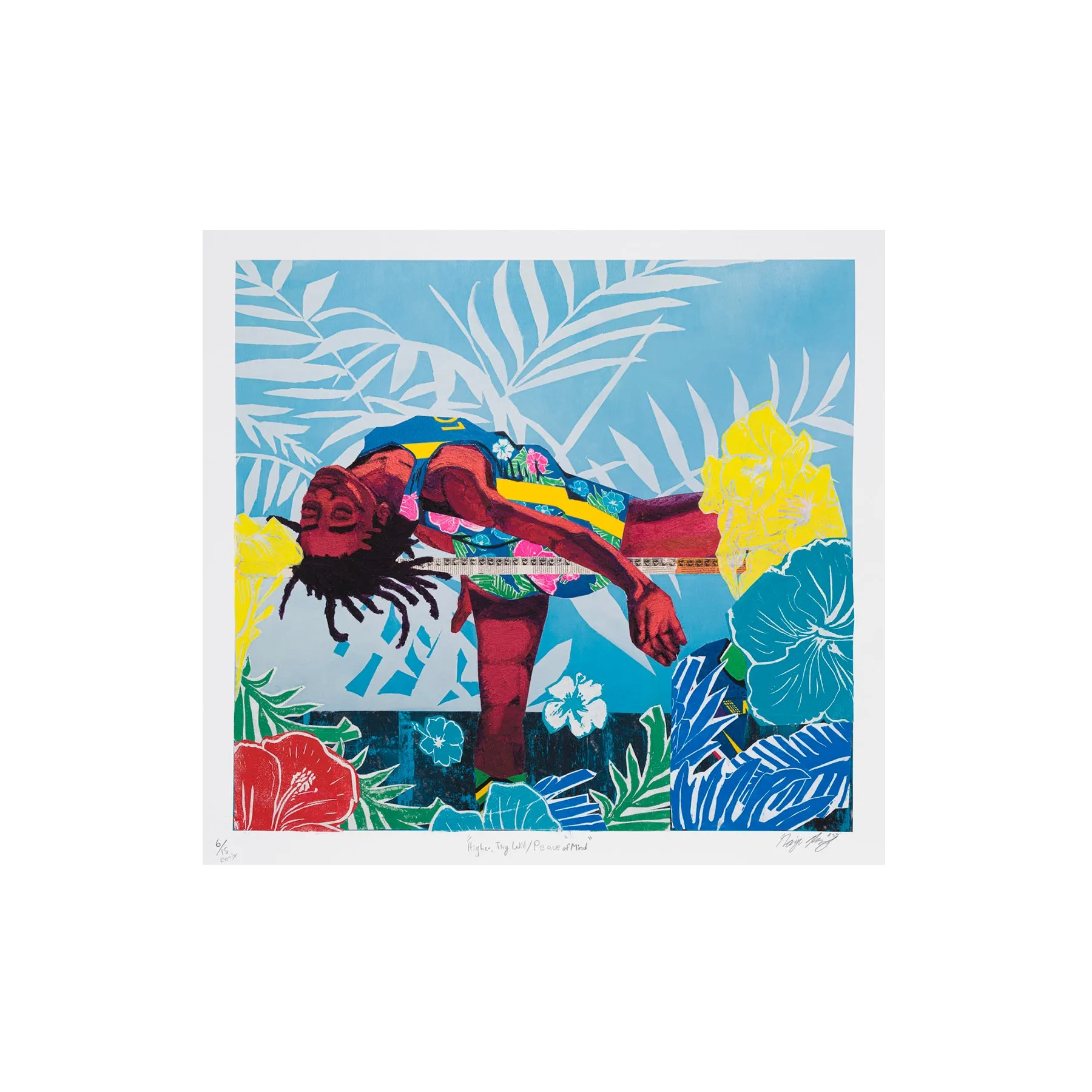 Na'ye Perez, Higher, Thy Will / Peace of Mind, 2022; Limited Edition Print