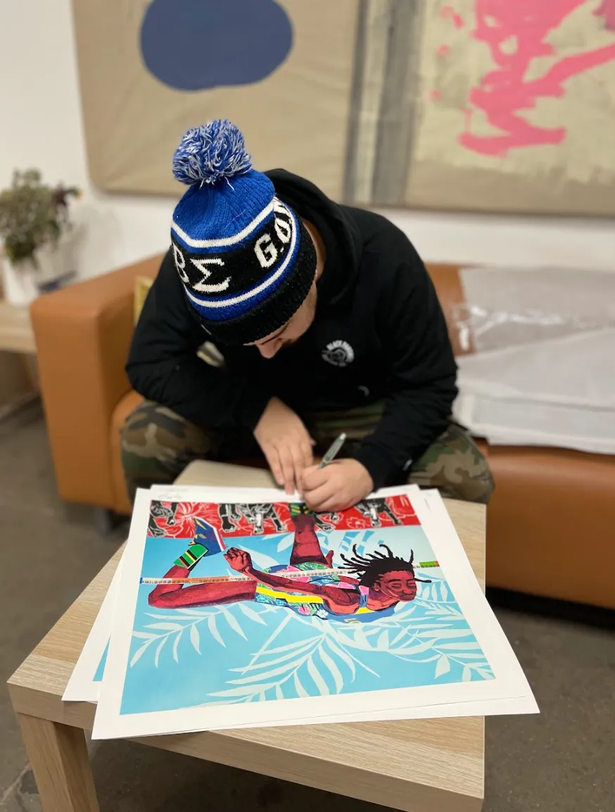 Na'ye Perez, Higher, Thy Will / Peace of Mind, 2022; Limited Edition Print