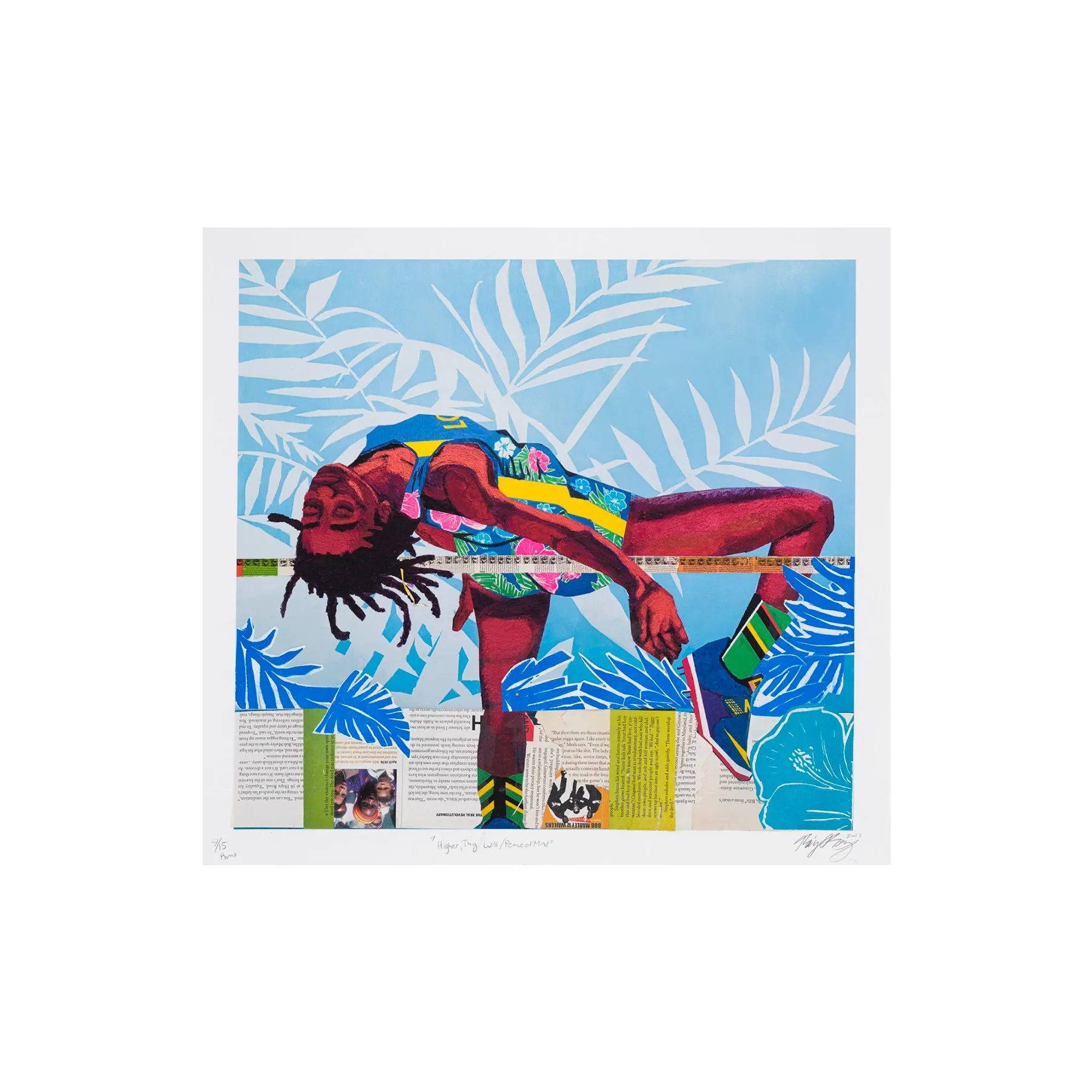 Na'ye Perez, Higher, Thy Will / Peace of Mind, 2022; Limited Edition Print