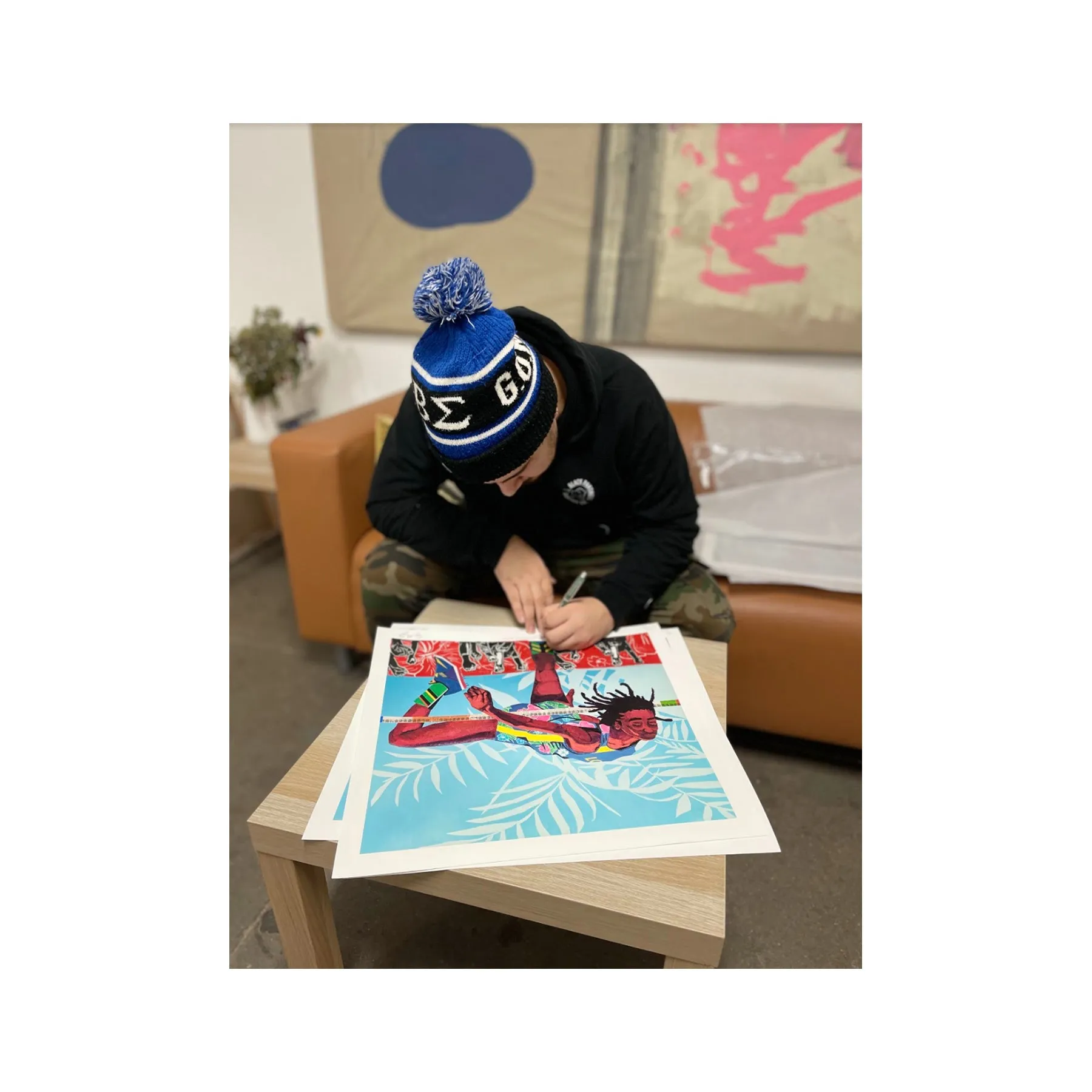 Na'ye Perez, Higher, Thy Will / Peace of Mind, 2022; Limited Edition Print