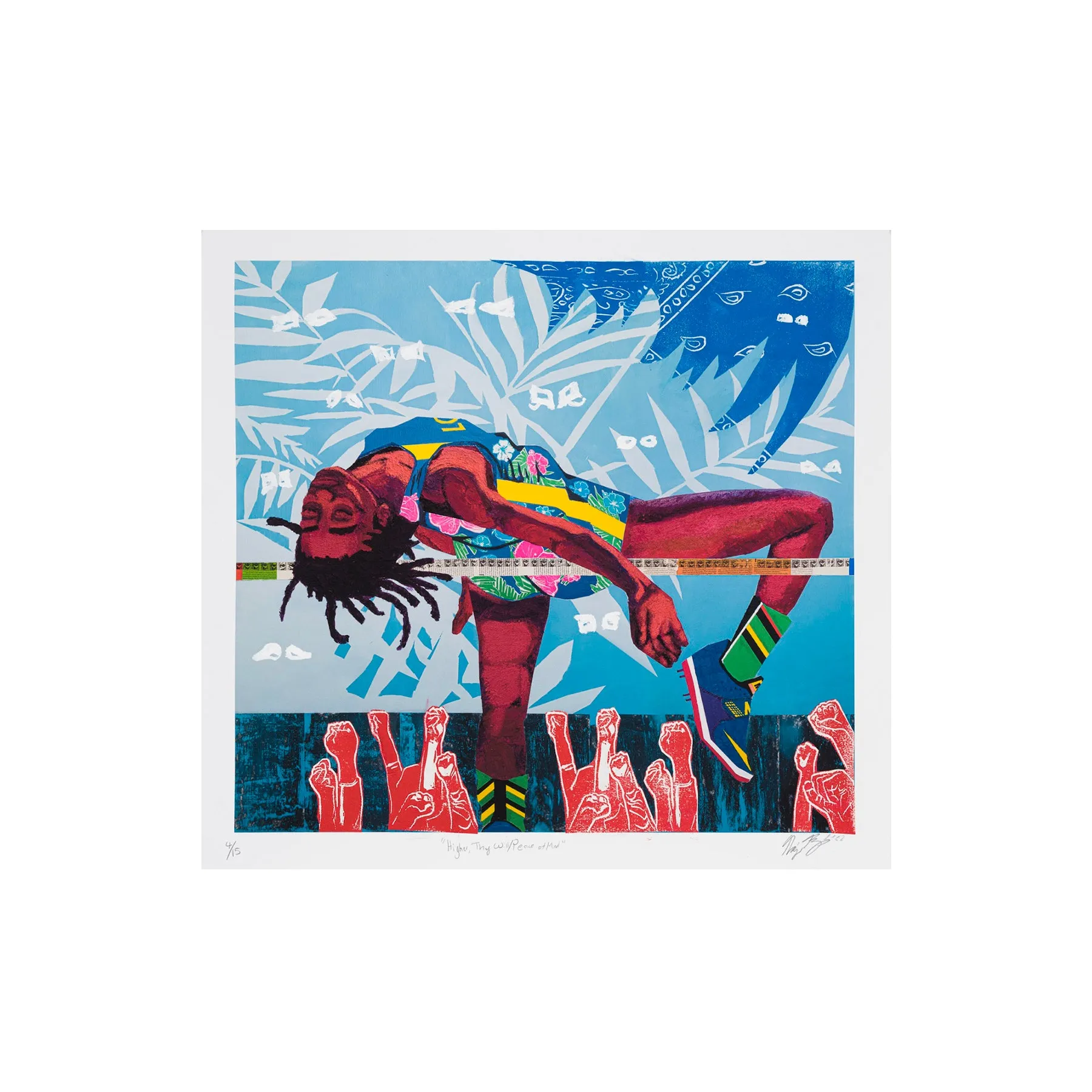 Na'ye Perez, Higher, Thy Will / Peace of Mind, 2022; Limited Edition Print