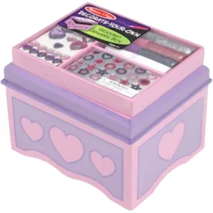 New Melissa & Doug Decorate-Your-Own Jewelry Box