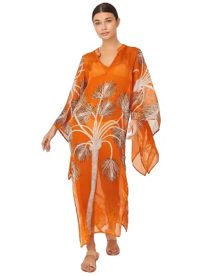 Orange 351 Long Kaftan
