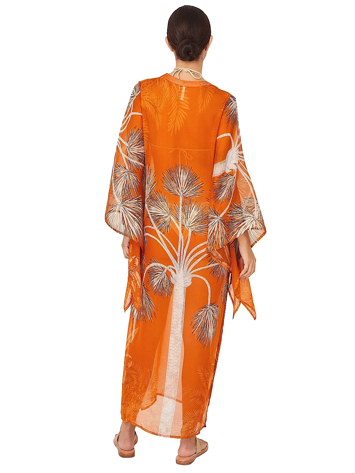 Orange 351 Long Kaftan