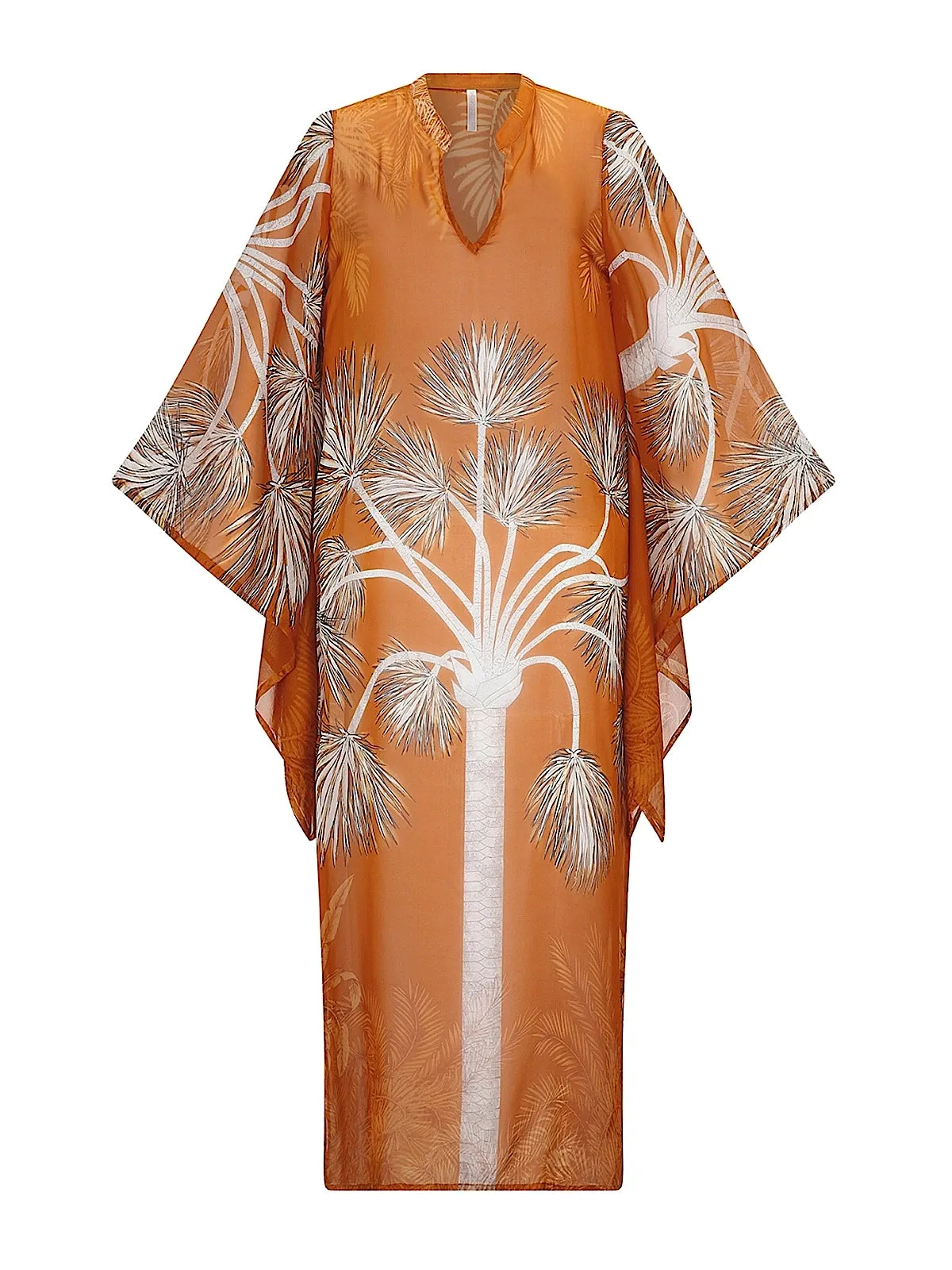 Orange 351 Long Kaftan