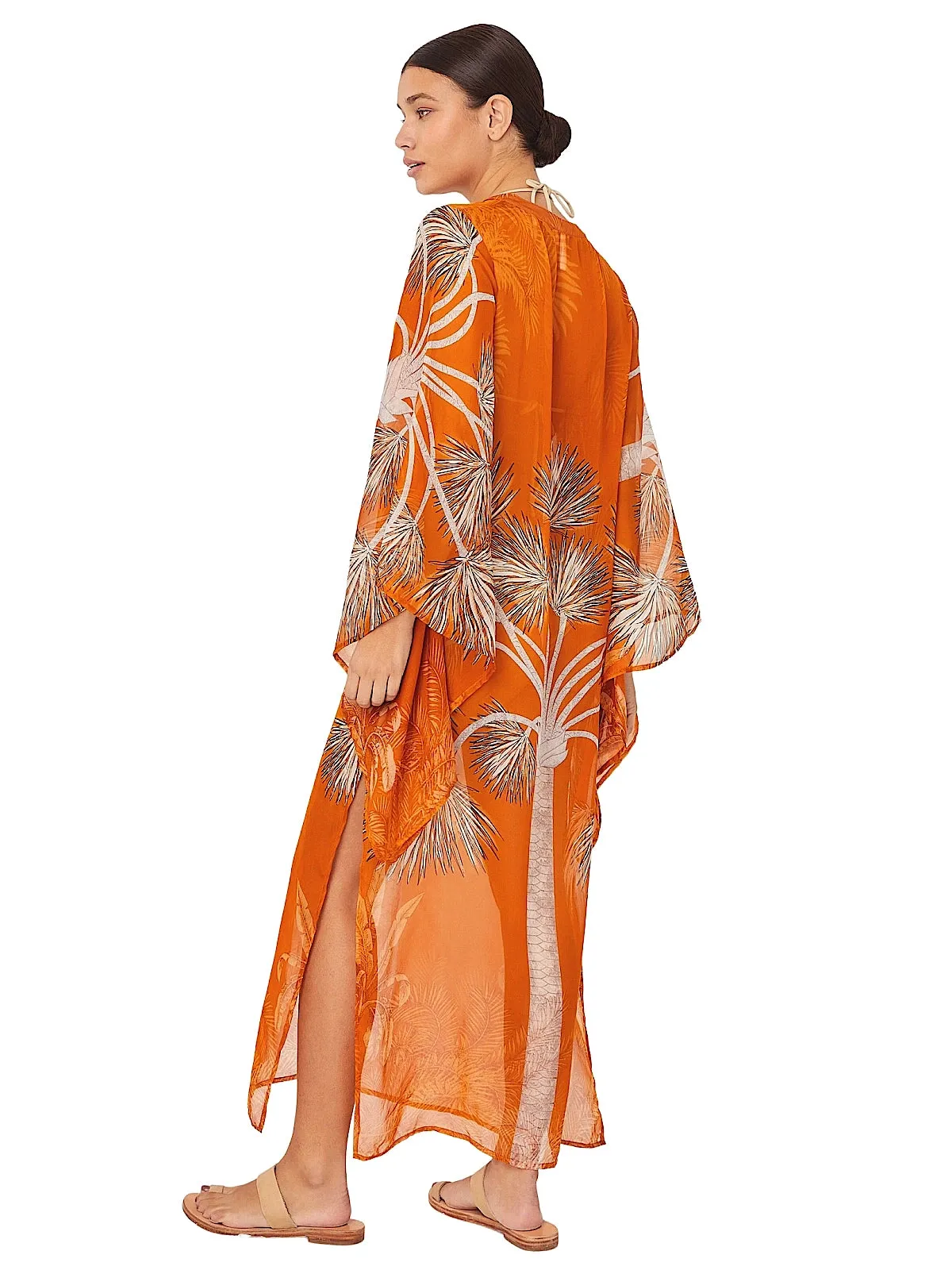 Orange 351 Long Kaftan