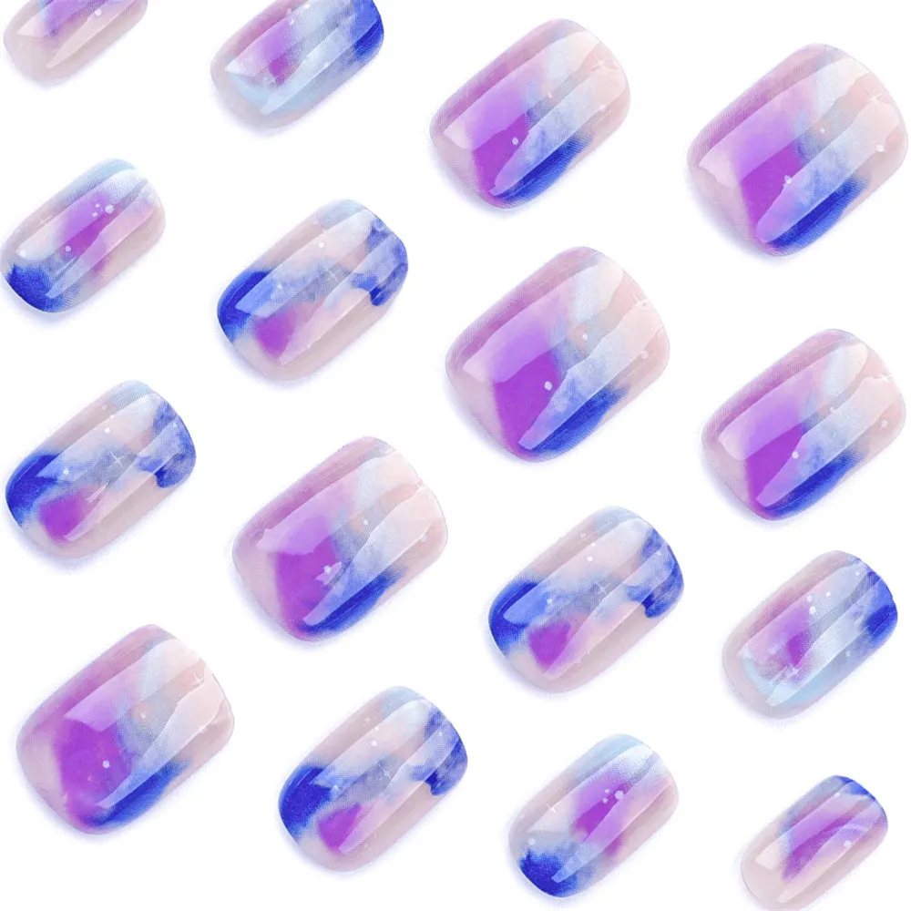 Oval Blur Galaxy Star Purple