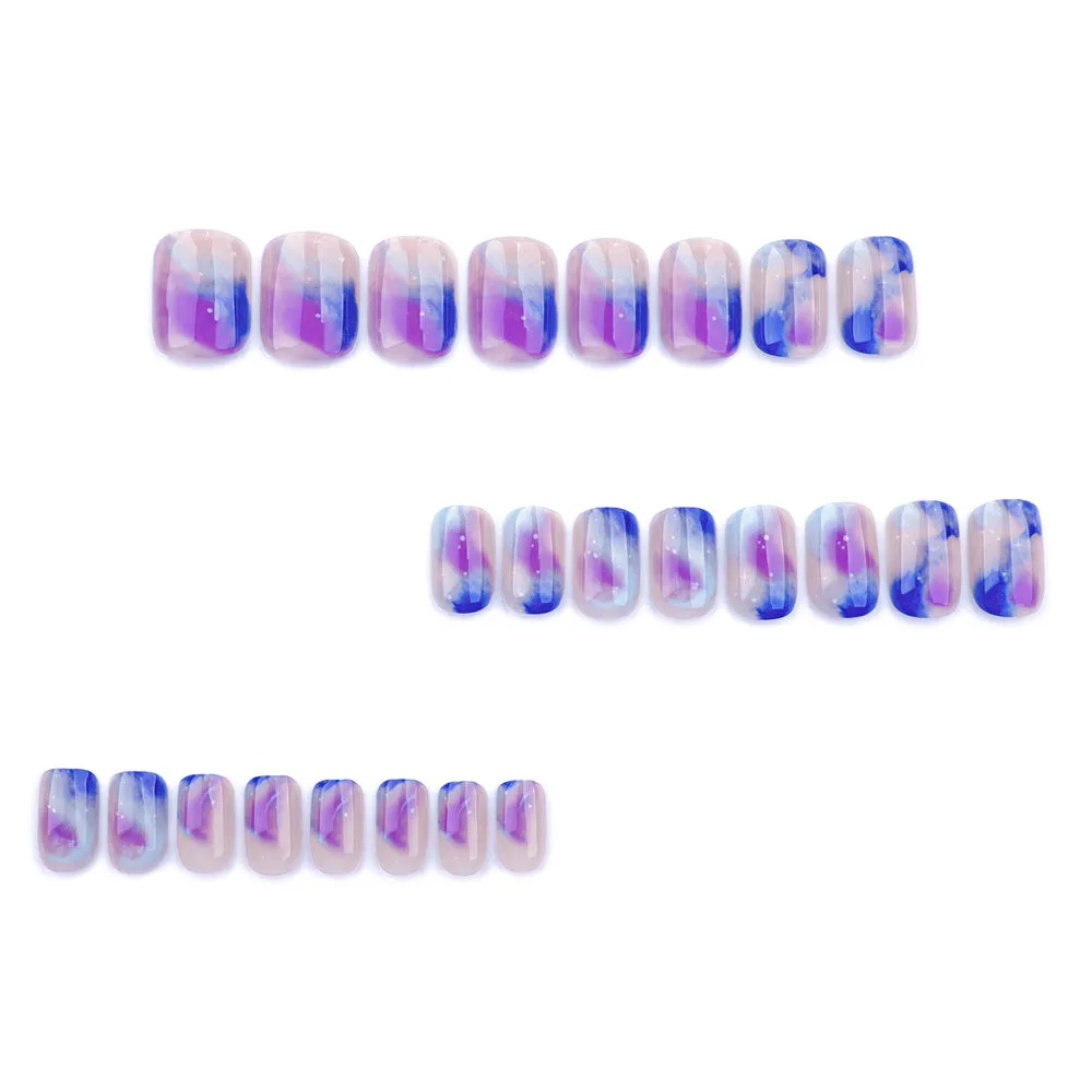 Oval Blur Galaxy Star Purple