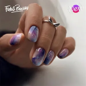 Oval Blur Galaxy Star Purple