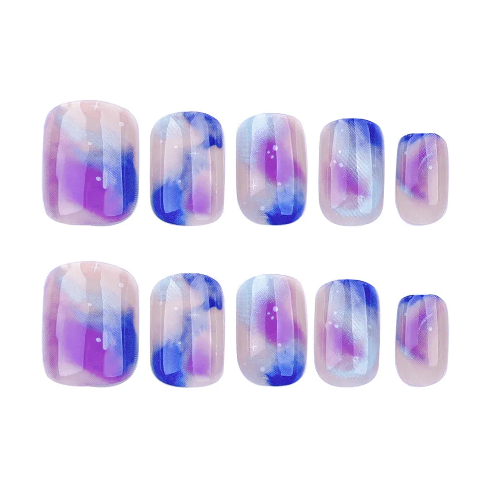 Oval Blur Galaxy Star Purple