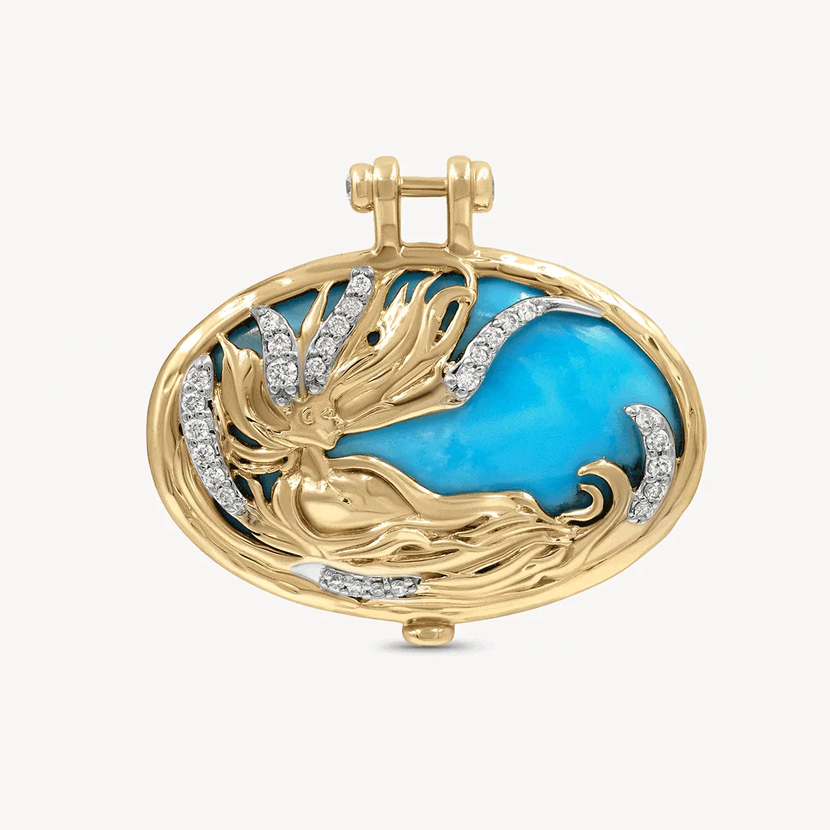 Oval Sea Goddess Pendant