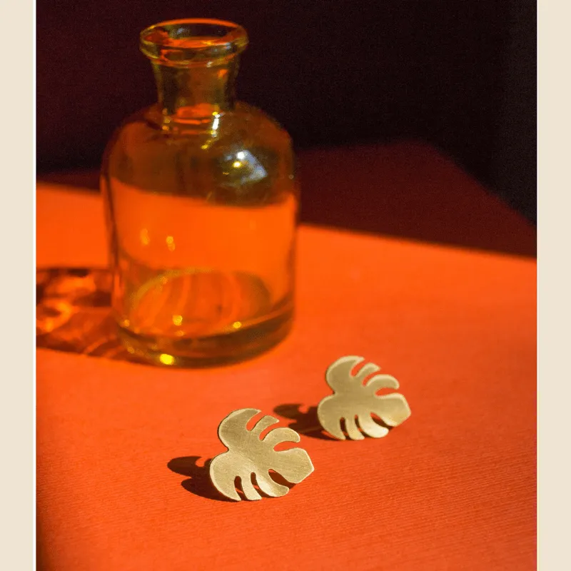 Palm Leaf Studs