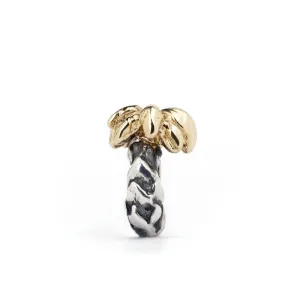 Palm Tree, Silver with 14K Gold