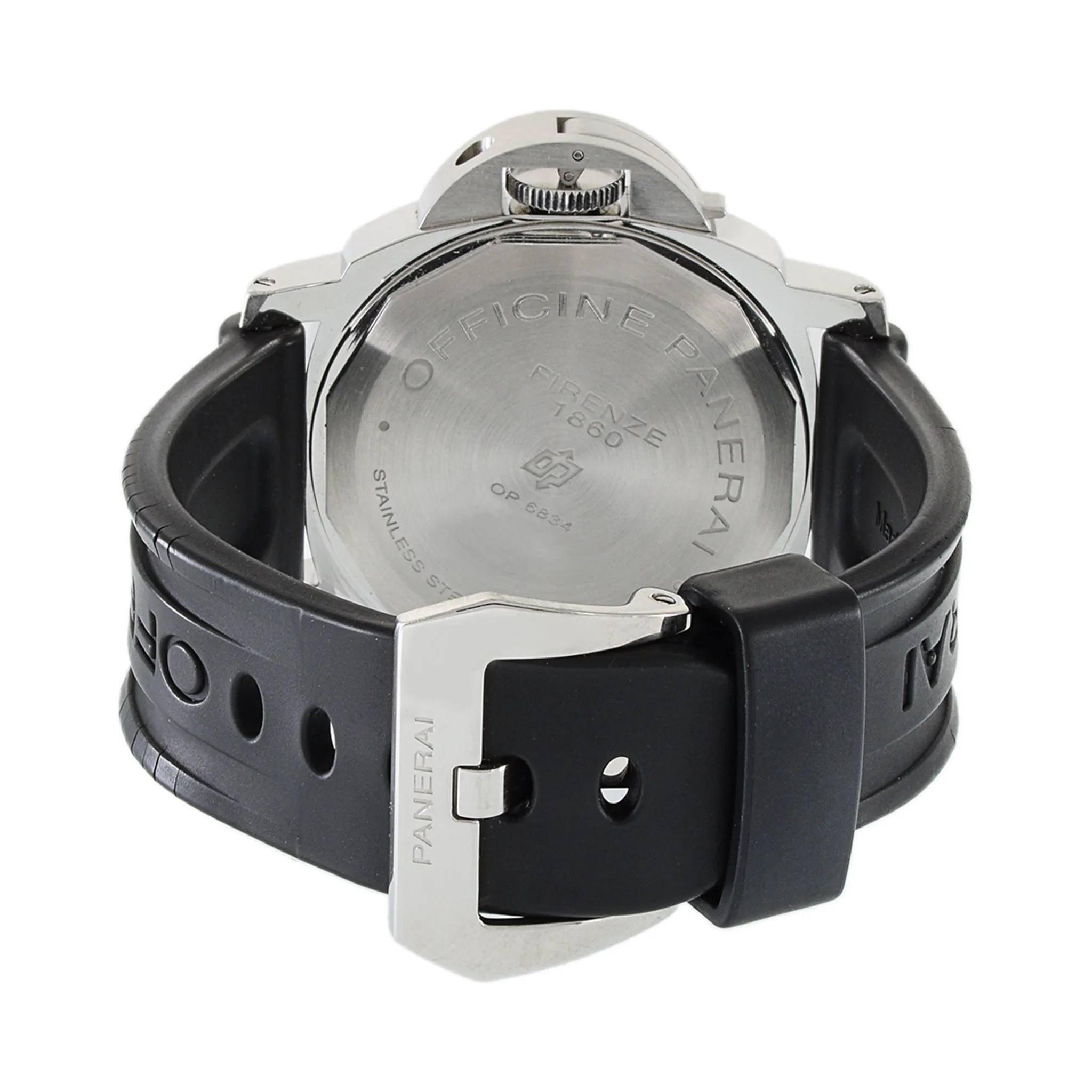 Panerai Luminor Marina PAM00005 Black Dial w/Rubber Strap