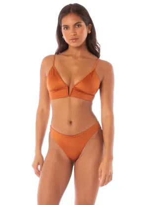 Parade Top Satin Umber