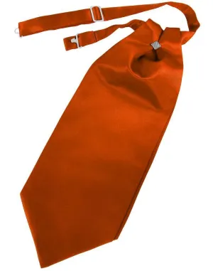 Persimmon Solid Satin Kids Cravat