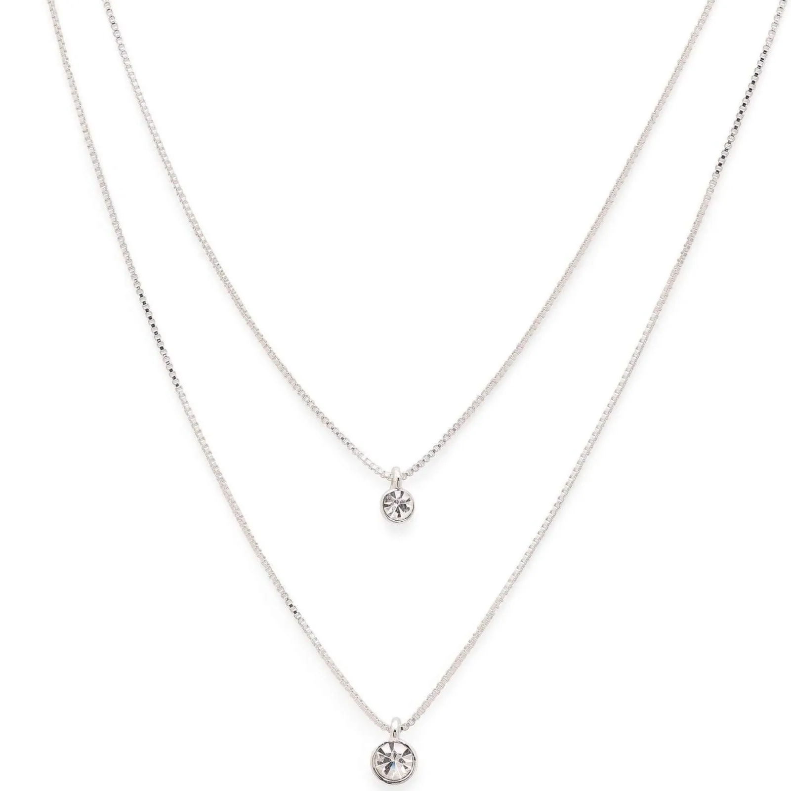 Pilgrim Lucia Necklace - Silver